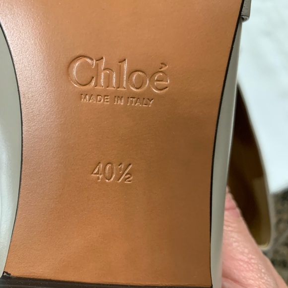 🩷Chloé 🍎 motty Gray. Loafers shoes - Picture 8 of 13